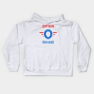 Captain Obvious Kids Hoodie